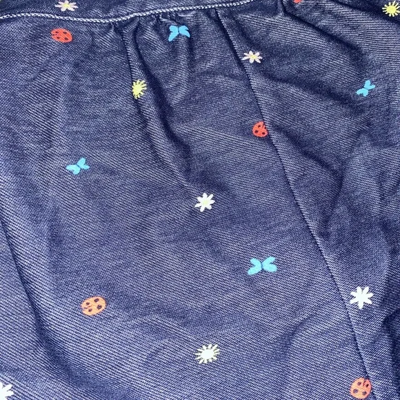 Lightweight denim overall dress - Picture 3 of 4